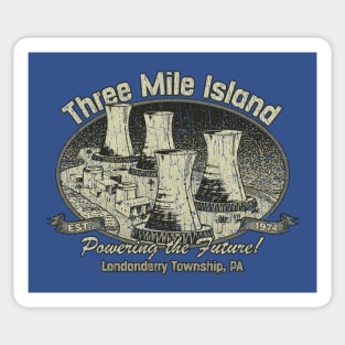 Three Mile Island Powering The Future 1974 Sticker